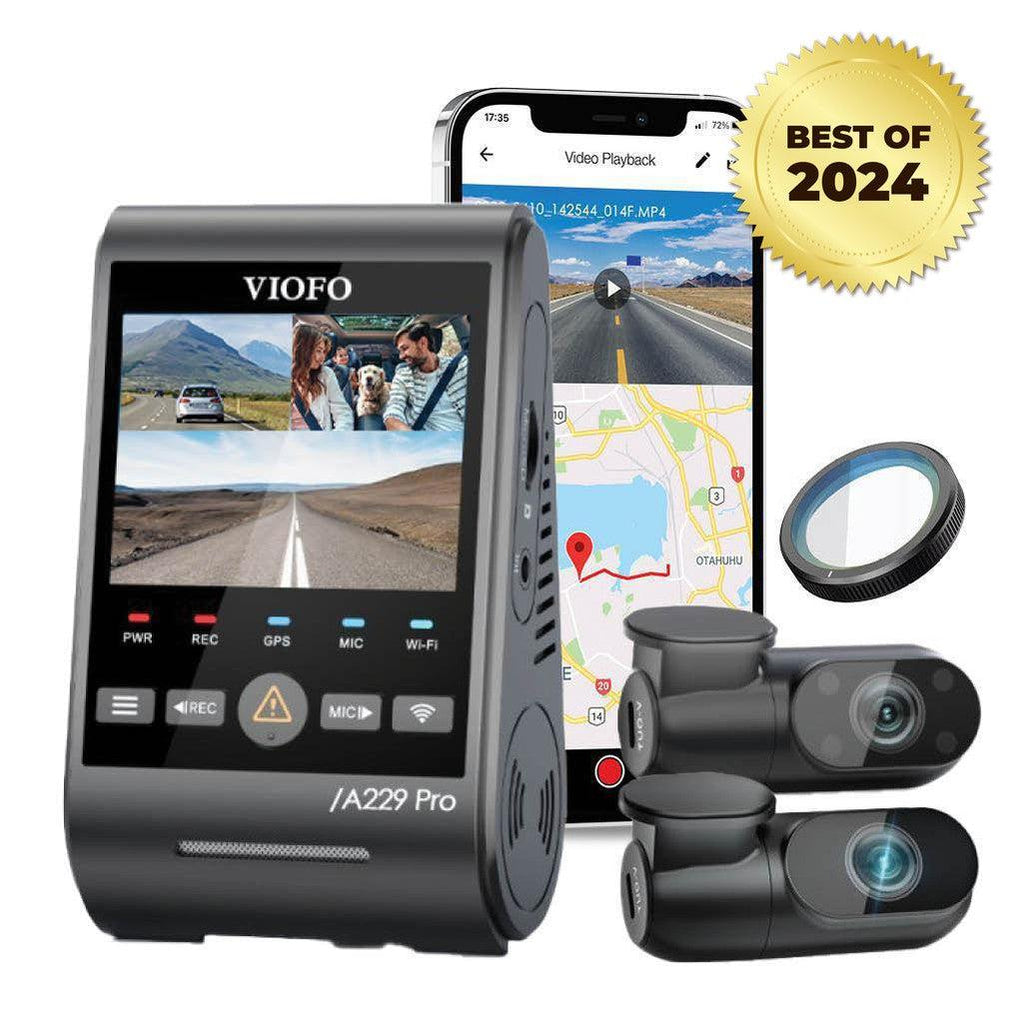 viofo a229 pro 3 channel dash cam